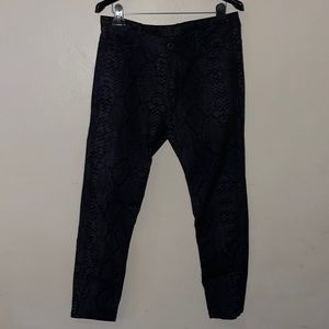 Snake Skin Pattern Jeans